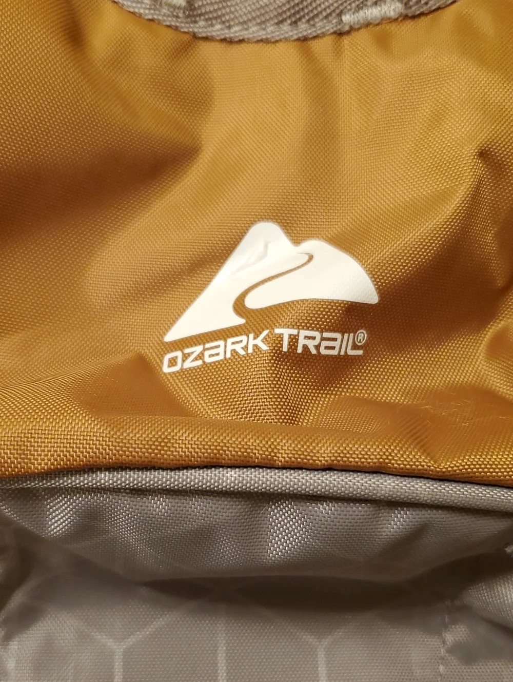 Ozark Trail Two-Tone Backpack in Brown and Gray